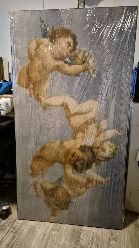 Cabanel – birth of Venus (Houten Paneel 140 x 75 cm), Antiek en Kunst, Ophalen, Overige stijlen, Overige onderwerpen, Overige technieken