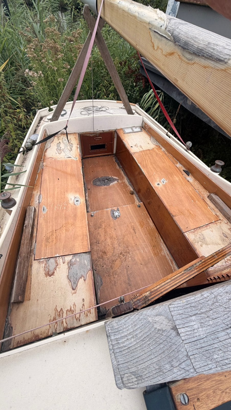 Leuke opknapper zonder motor circa 7,5 meter, Ophalen, Gebruikt