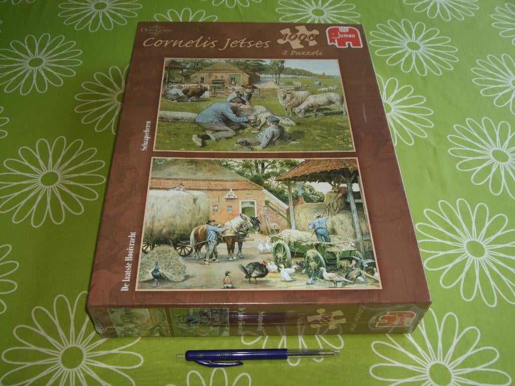 Nieuw in seal: Cornelis Jetses - 2 puzzels a 1000 stukjes, Ophalen of Verzenden, 500 t/m 1500 stukjes, Nieuw, Legpuzzel