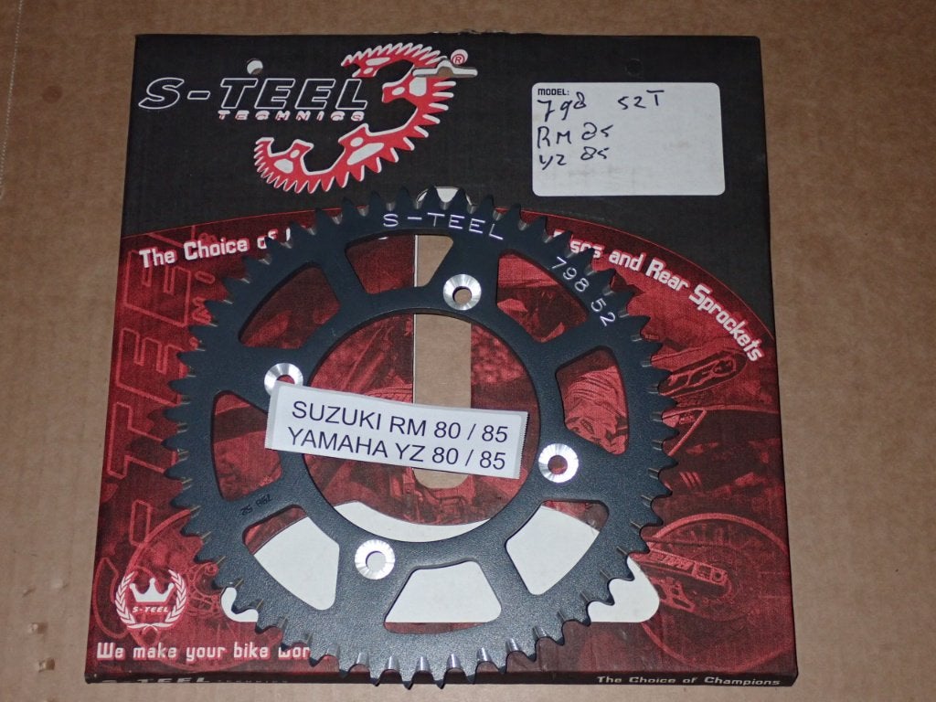 Suzuki RM Yamaha YZ 80 85 Achter Tandwiel 52T, Motoren, Verzenden