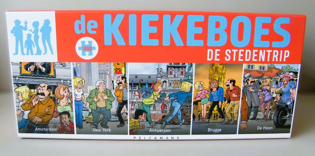 De Kiekeboes de stedentrip puzzel 1000 stukjes, Ophalen of Verzenden, 500 t/m 1500 stukjes, Nieuw, Legpuzzel
