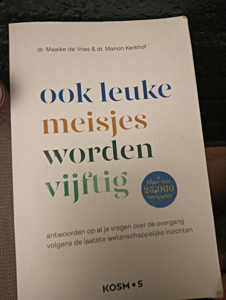Ook leuke meisjes worden vijftig - overgang, Ophalen of Verzenden, Zo goed als nieuw, Gezondheid en Conditie