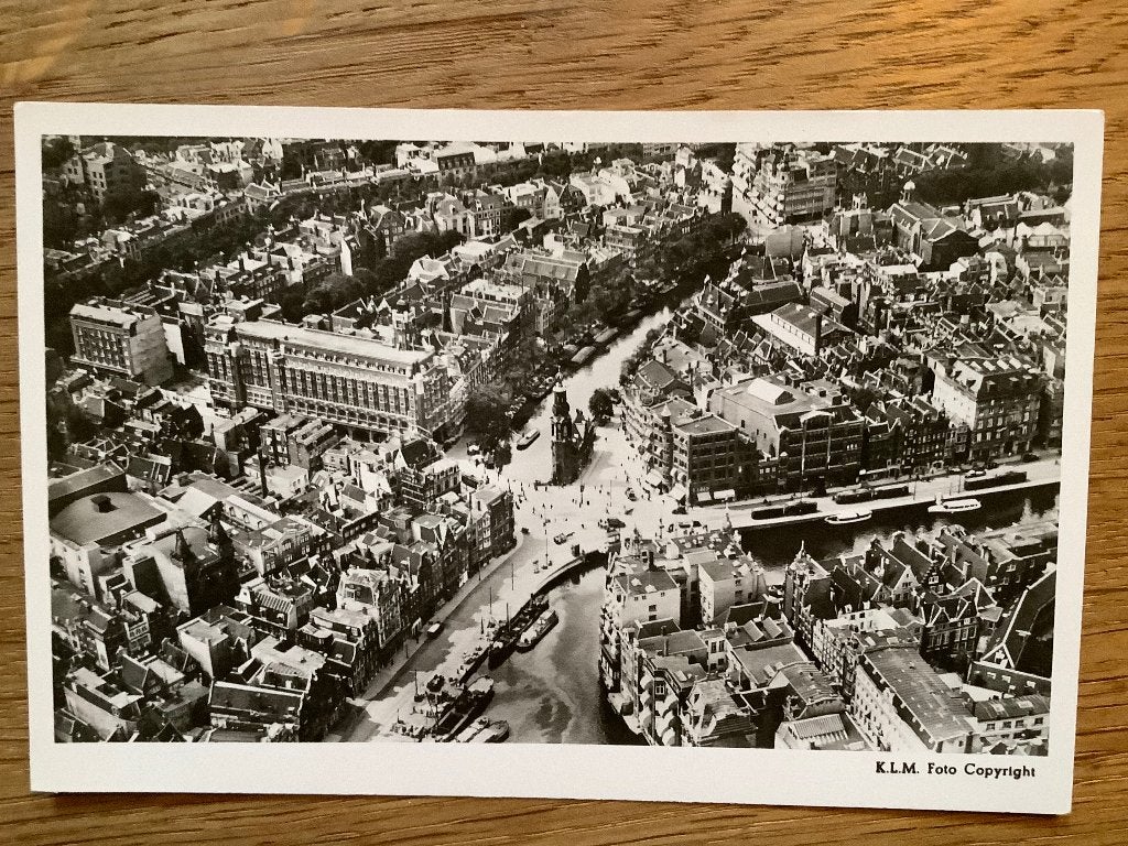 Amsterdam 1925 KLM Aerophoto, Ophalen of Verzenden, 1920 tot 1940, Noord-Holland