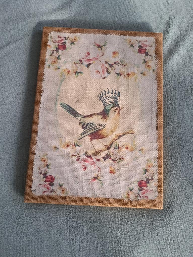 Schattig lijstje vogel, Ophalen of Verzenden