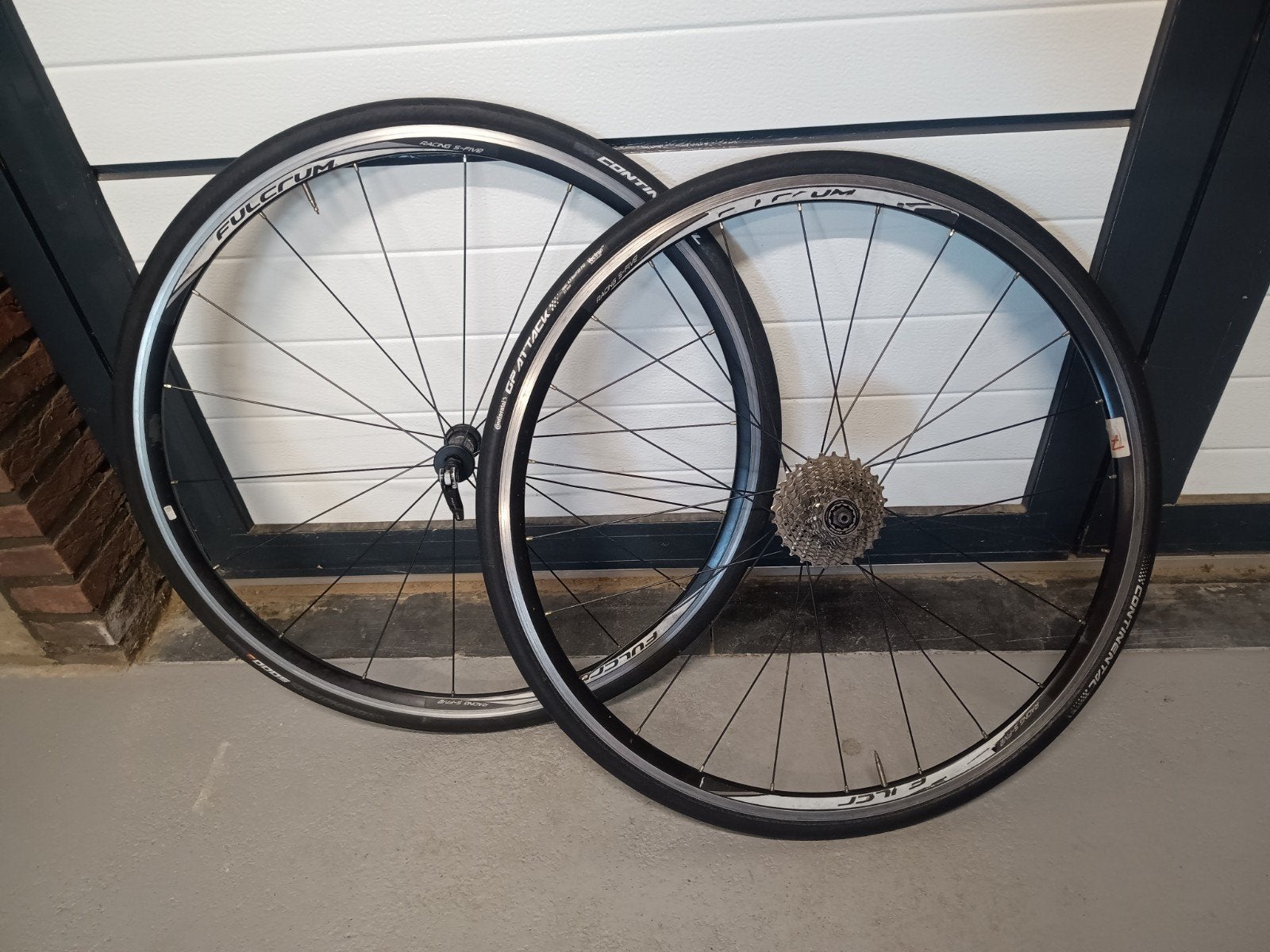 Fulcrum Racing 5 LG Wielset met Continental banden, Wiel, Fulcrum, Gebruikt, Ophalen of Verzenden