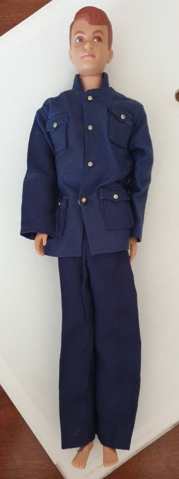 (Barbie) prachtige  Allan pop 1964 Mattel, Ophalen of Verzenden, Zo goed als nieuw, Pop