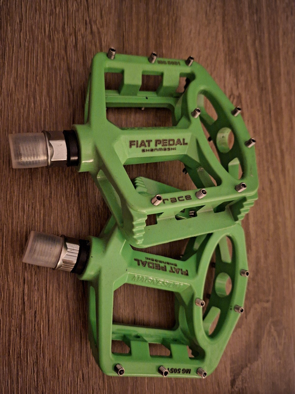 Shanmashi Fiat Pedal Race Magnesium Fiets Pedalen Groen, Ophalen of Verzenden, Nieuw, Meer dan 20 versnellingen