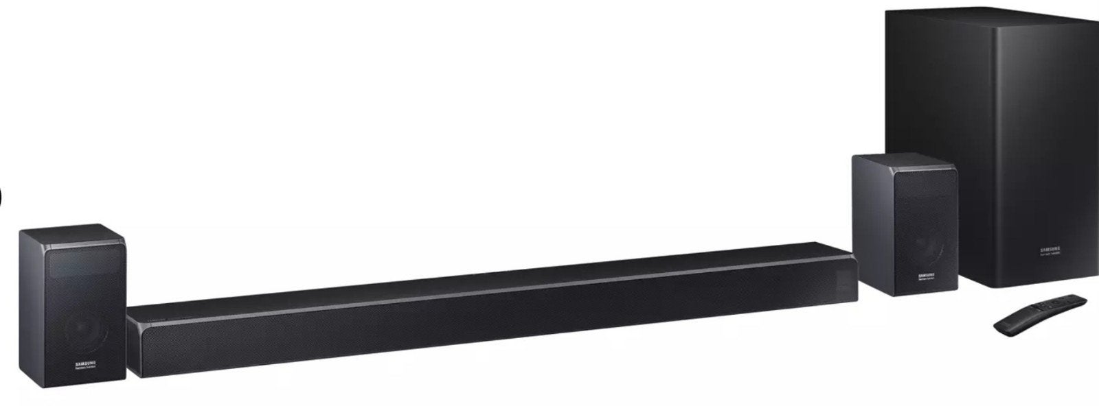 Samsung Soundbar HW-Q90R in goede staat, Ophalen, Bluetooth, Zo goed als nieuw