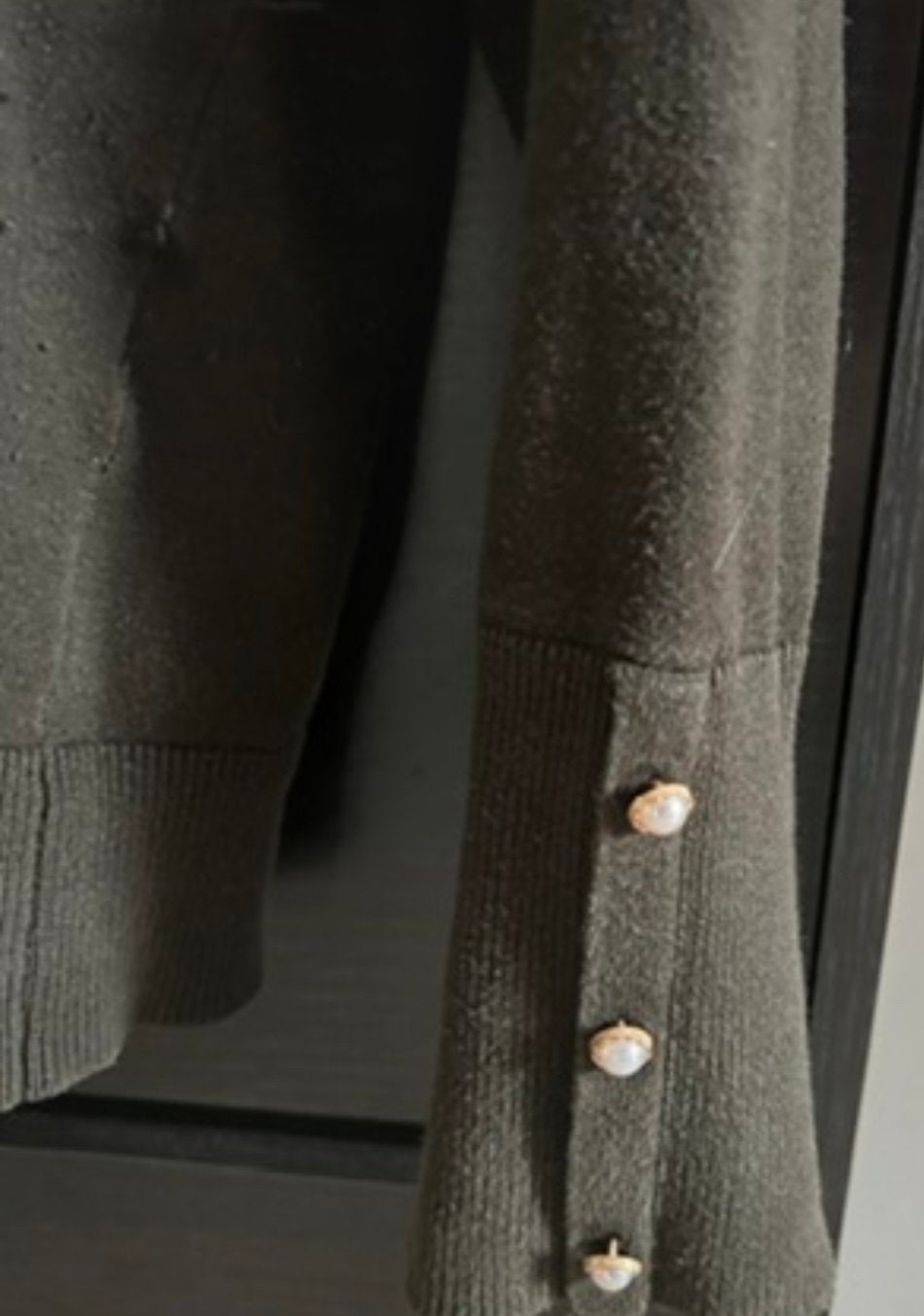 Donkergroene coltrui met parelknoopjes quur, Dieren en Toebehoren, Ophalen of Verzenden, Gebruikt, Bovenkleding
