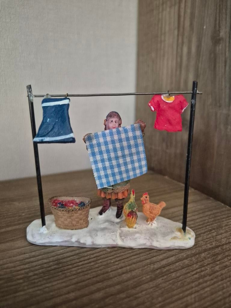 Lemax figuur 53 kerstdorp kersthuisjes, Diversen, Kerst, Ophalen of Verzenden, Zo goed als nieuw