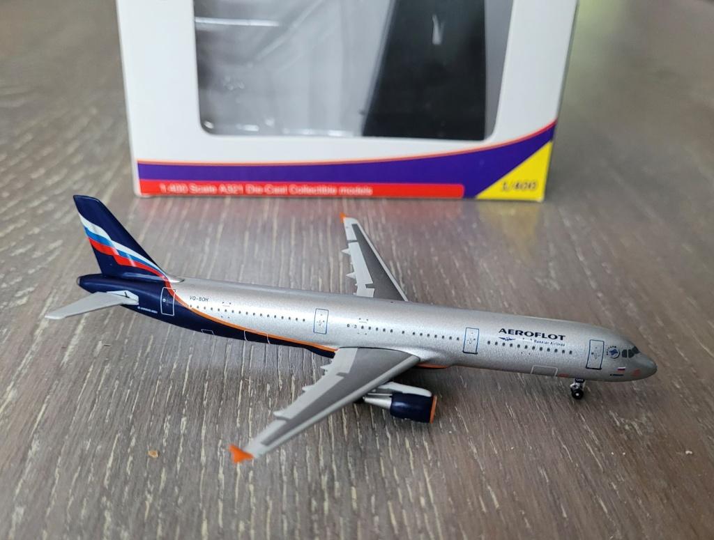 Witty wings Airbus A321 Aeroflot schaal 1:400, Ophalen of Verzenden, Zo goed als nieuw, Schaalmodel