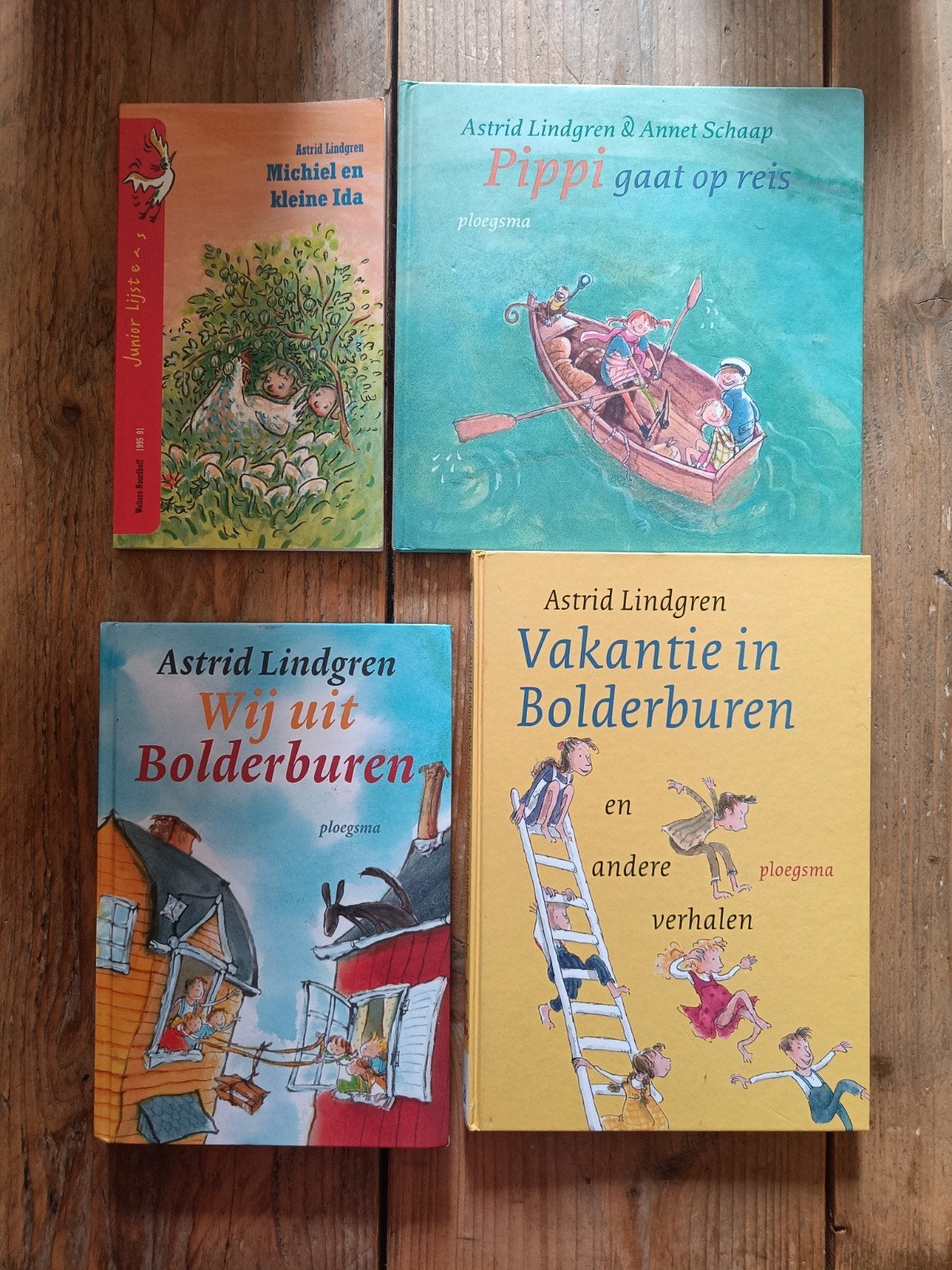 4 Kinderboeken van Astrid Lindgren., Ophalen of Verzenden, Zo goed als nieuw, Fictie algemeen
