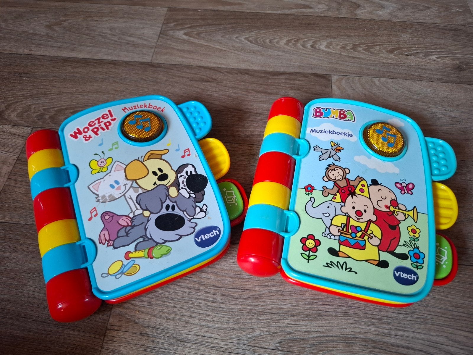 VTech Muziekboekjes Woezel & Pip en Bumba, Ophalen of Verzenden, Gebruikt, Overige typen, Met geluid