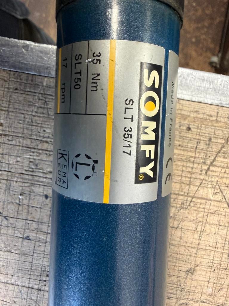 Somfy Buismoter 35 nm, Tuin en Terras, Zonneschermen, Gebruikt, Elektrisch, Ophalen of Verzenden, 150 tot 300 cm