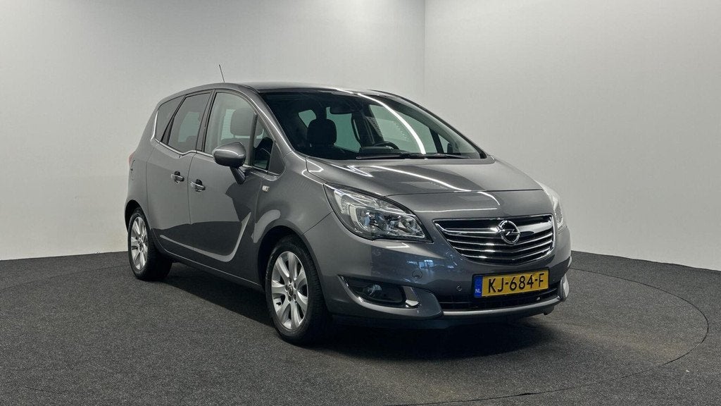 Opel Meriva 1.4 Turbo Blitz NAVIGATIE TREKHAAK CRUISE ECC LM, Auto's, Voorwielaandrijving, Gebruikt, 4 cilinders, Leder en Stof