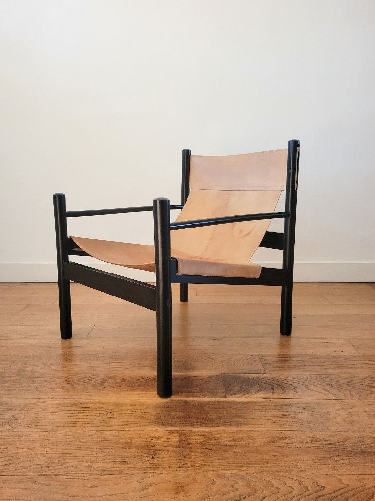 Vintage sling chair van Abel Gonzalez 1960, Ophalen, Vintage design, Mid Centruy Modern, Deens design, Gebruikt, Nvt