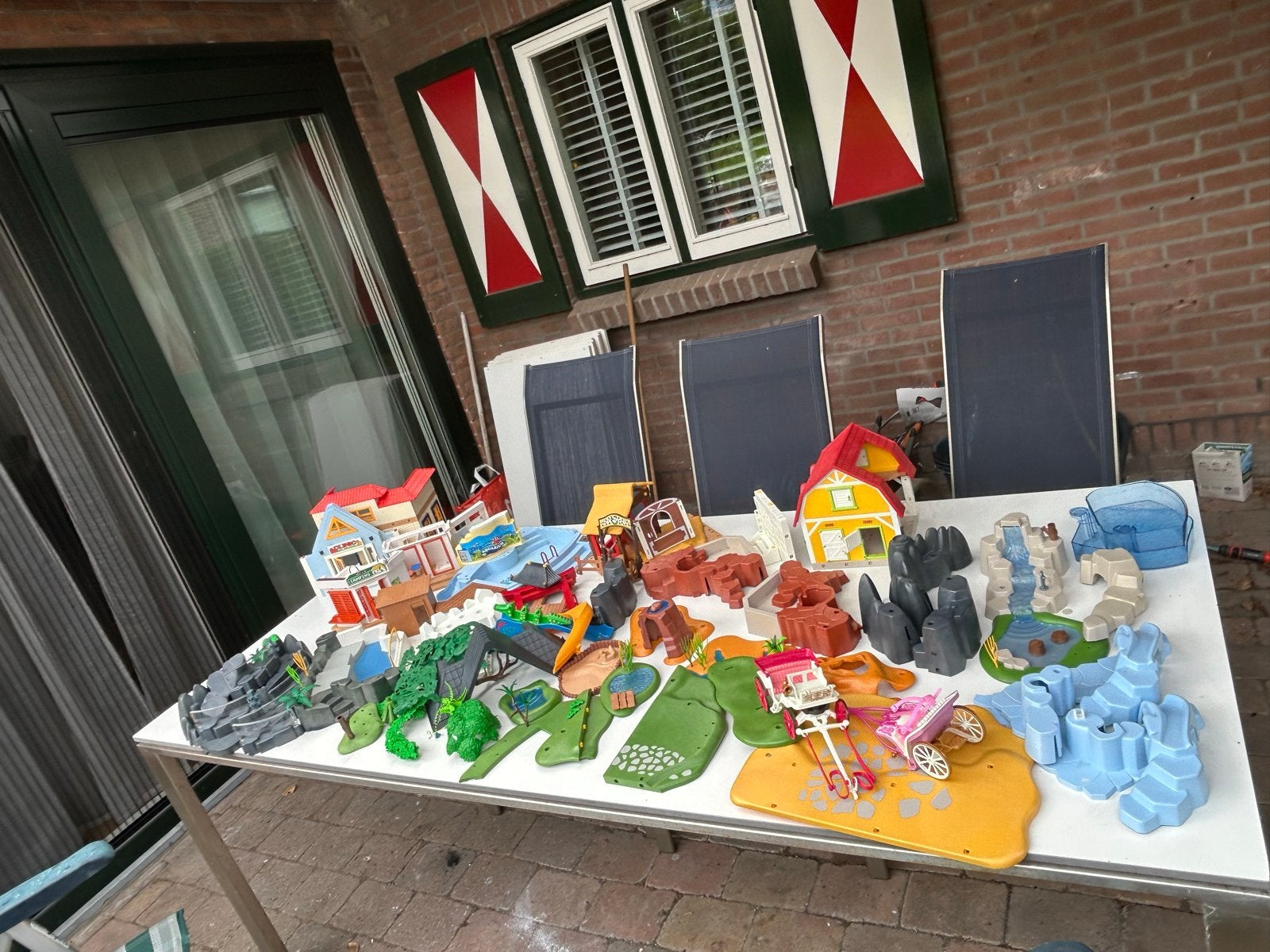 Playmobil Dierentuin, Camping, Dierenkliniek, Kerststal met, Ophalen, Gebruikt, Gebouw, Complete set