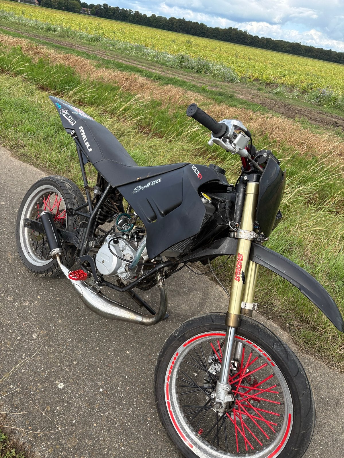 Rieju RR 2006 met gereviseerd blok en tuning onderdelen, Ophalen