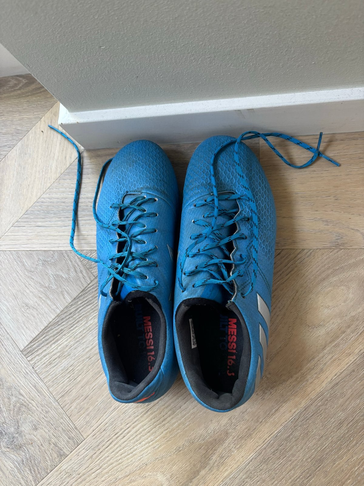 Adidas Voetbalschoenen Blauw - Maat 39, Gebruikt, Schoenen, Maat M, Ophalen of Verzenden
