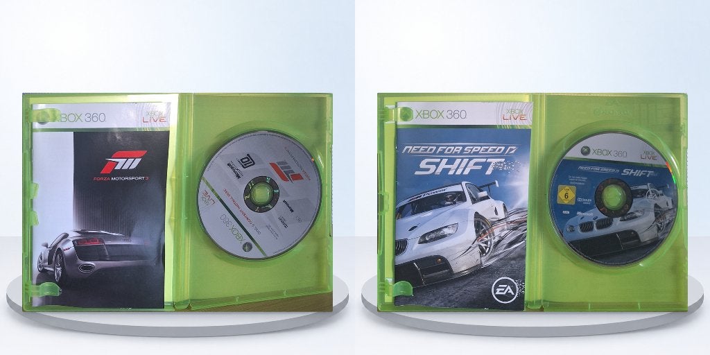 Xbox 360: Forza Motorsport 3 + Need for Speed Shift, 1 speler, Racen en Vliegen, Ophalen of Verzenden, Zo goed als nieuw