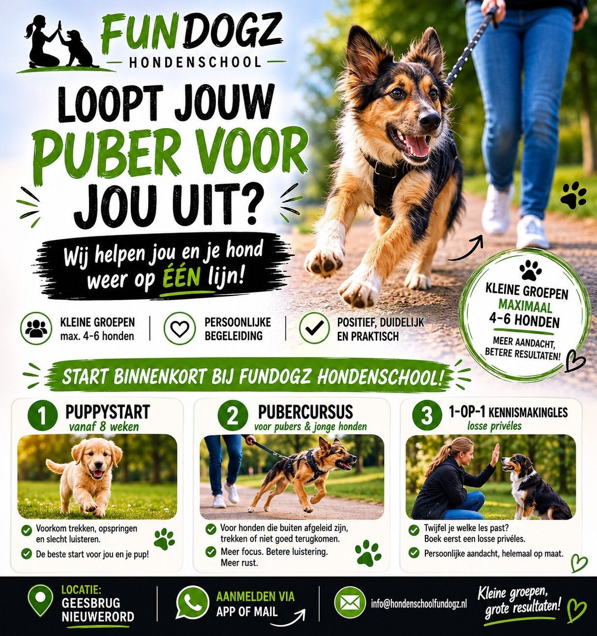 Fundogz Hondenschool Geesbrug/Nieuweroord / Zwolle