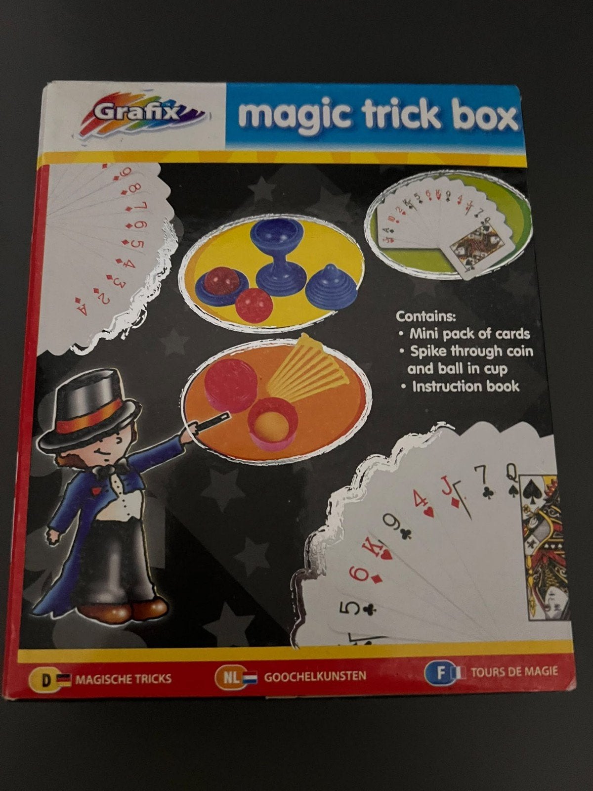 Grafix Magic Trick Box - Goochelset voor Kinderen, Kinderen en Baby's, Ophalen of Verzenden, Gebruikt, Jongen of Meisje