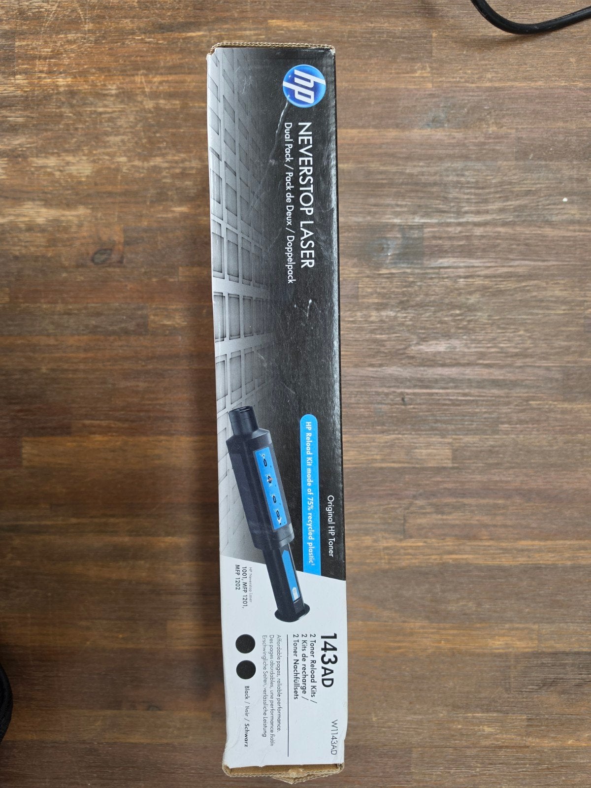 HP 143AD twee originele zwarte Neverstop-tonerbijvulkits, Ophalen of Verzenden, Nieuw, Toner, HP