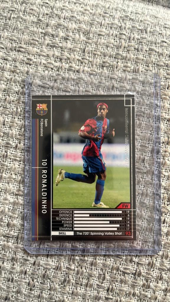 Panini Ronaldinho 2006-2007 voetbalkaart, Ophalen of Verzenden, Zo goed als nieuw, Buitenlandse clubs, Poster, Plaatje of Sticker