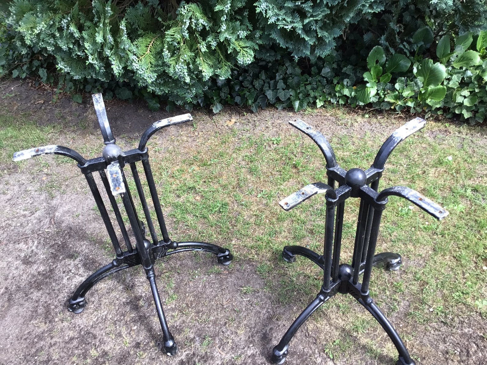 Leuke tafel onder stellen, Tuin en Terras, Tuintafels, Ophalen, Zo goed als nieuw, Rechthoekig, Hout