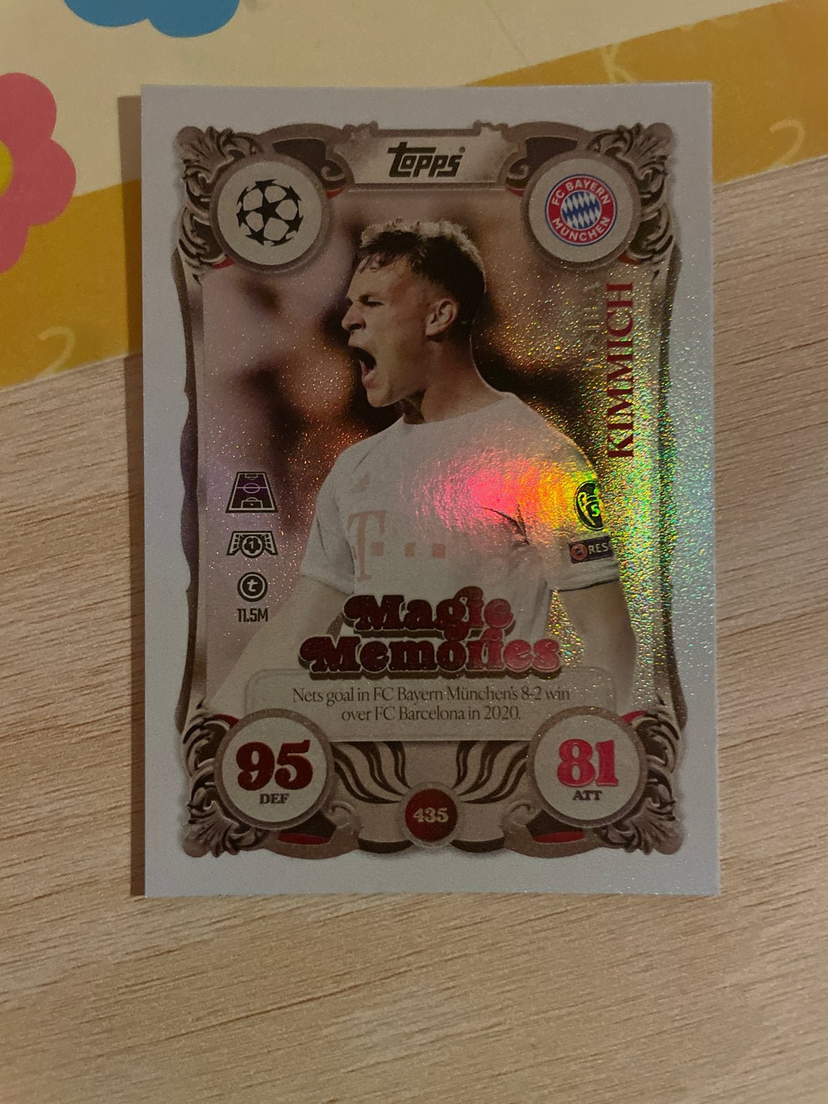 Kimmich Magic Memories Topps Match Attax Voetbalkaart, Ophalen of Verzenden, Zo goed als nieuw, Buitenlandse clubs, Spelerskaart