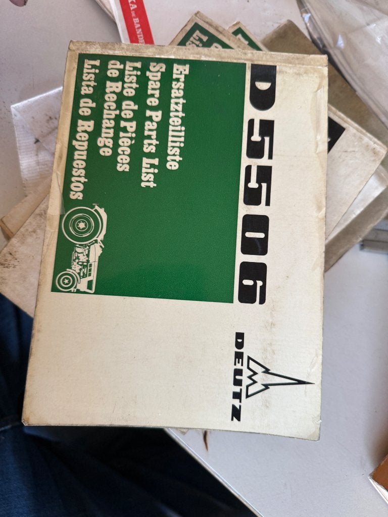 Onderdelen lijst deutz 5506, Ophalen of Verzenden, Gelezen, Catalogus