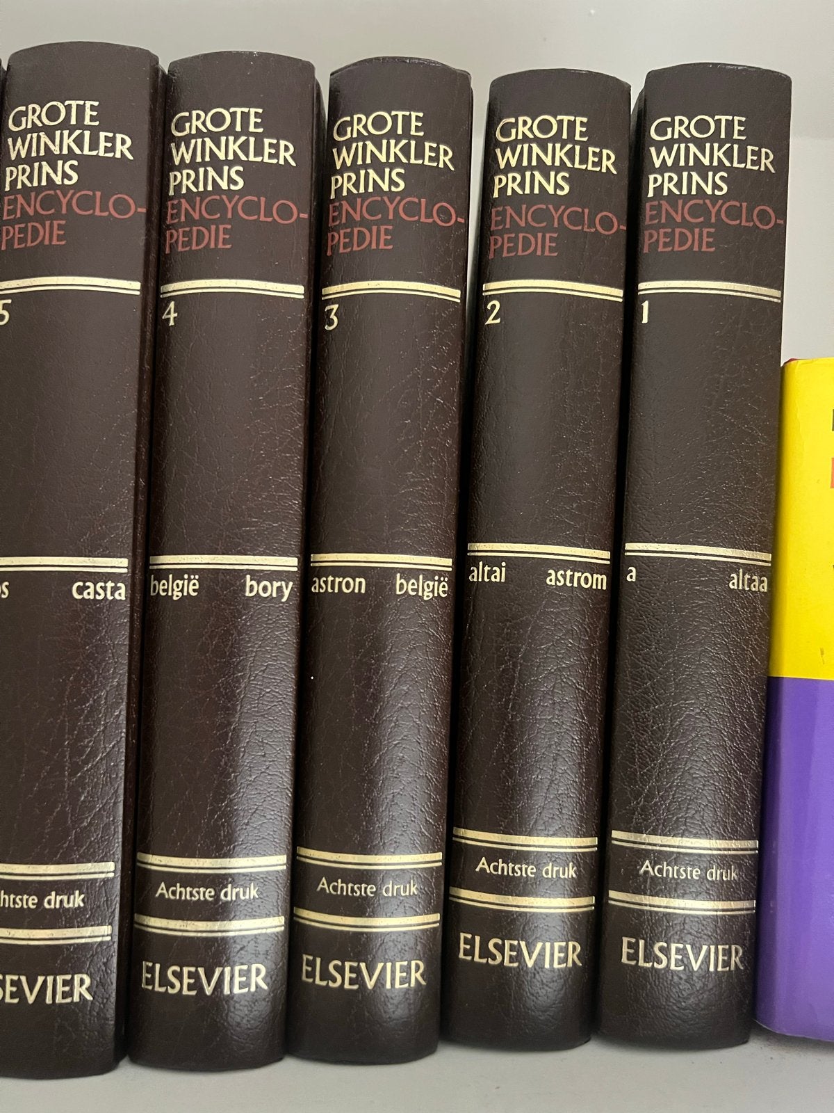 Elsevier Winkler Prins Encyclopedie - Complete 25-delige set, Boeken, Encyclopedieën, Ophalen, Gelezen, Algemeen, Complete serie