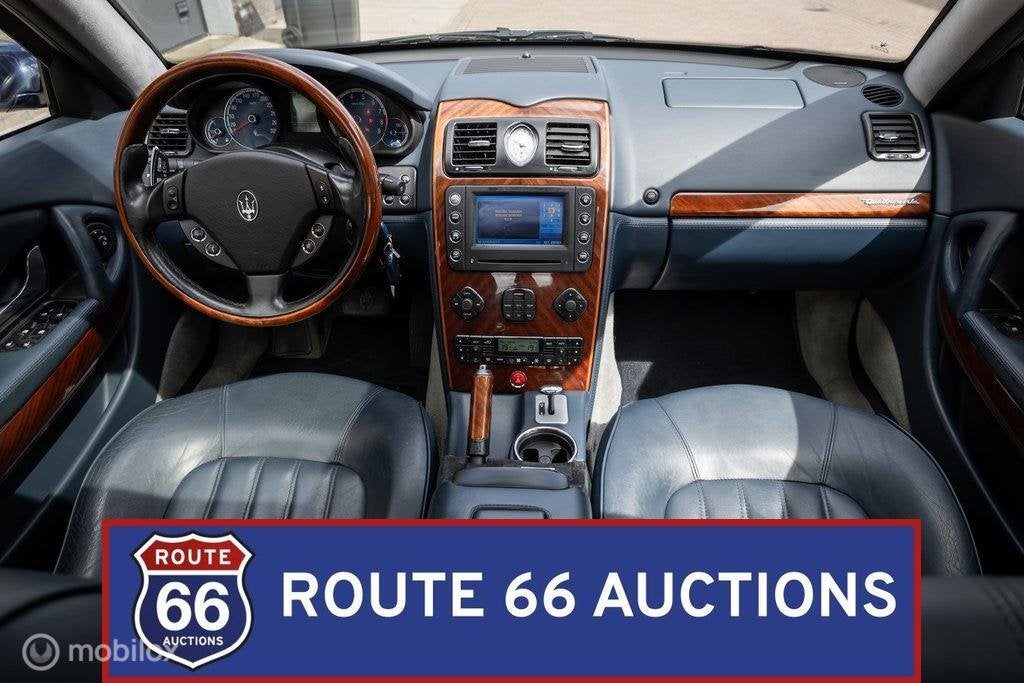 Maserati Quattroporte | 2006 | Route 66 Auctions, Gebruikt, Overige carrosserieën, Zwart, Bedrijf