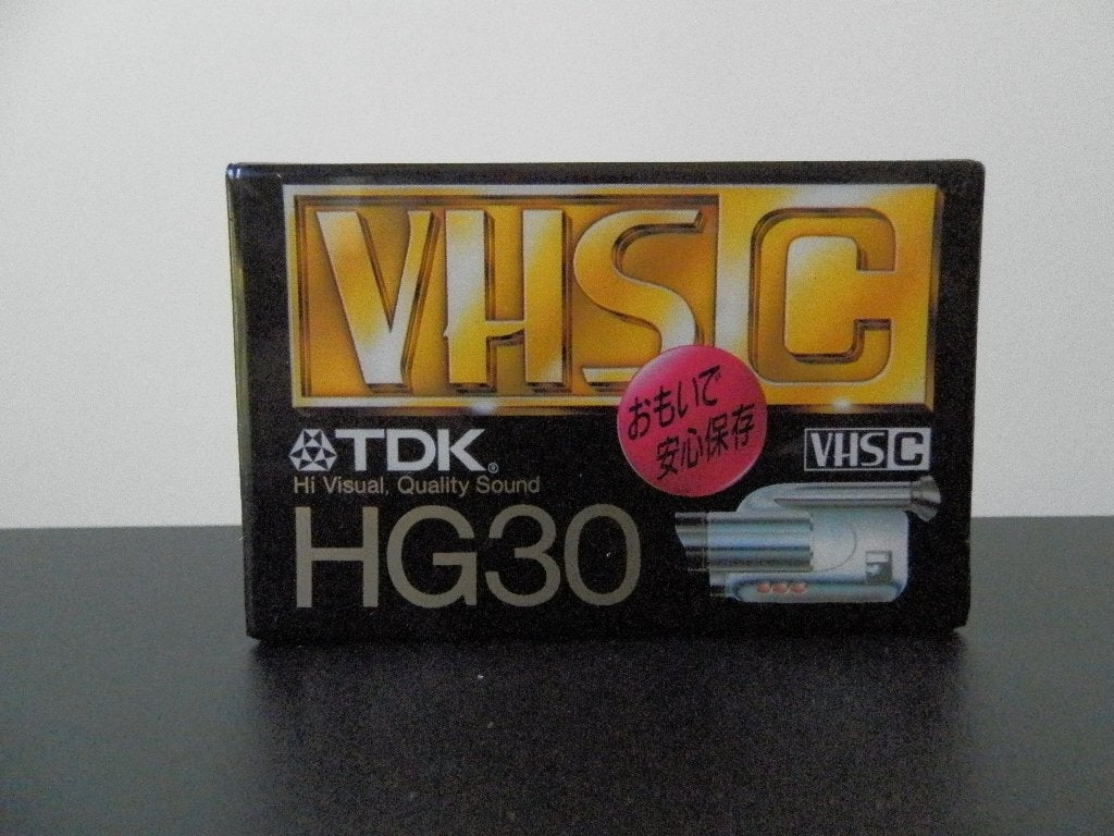 [nieuw] TDK HG30 VHS-C band, Ophalen of Verzenden, Nieuw, Videoband