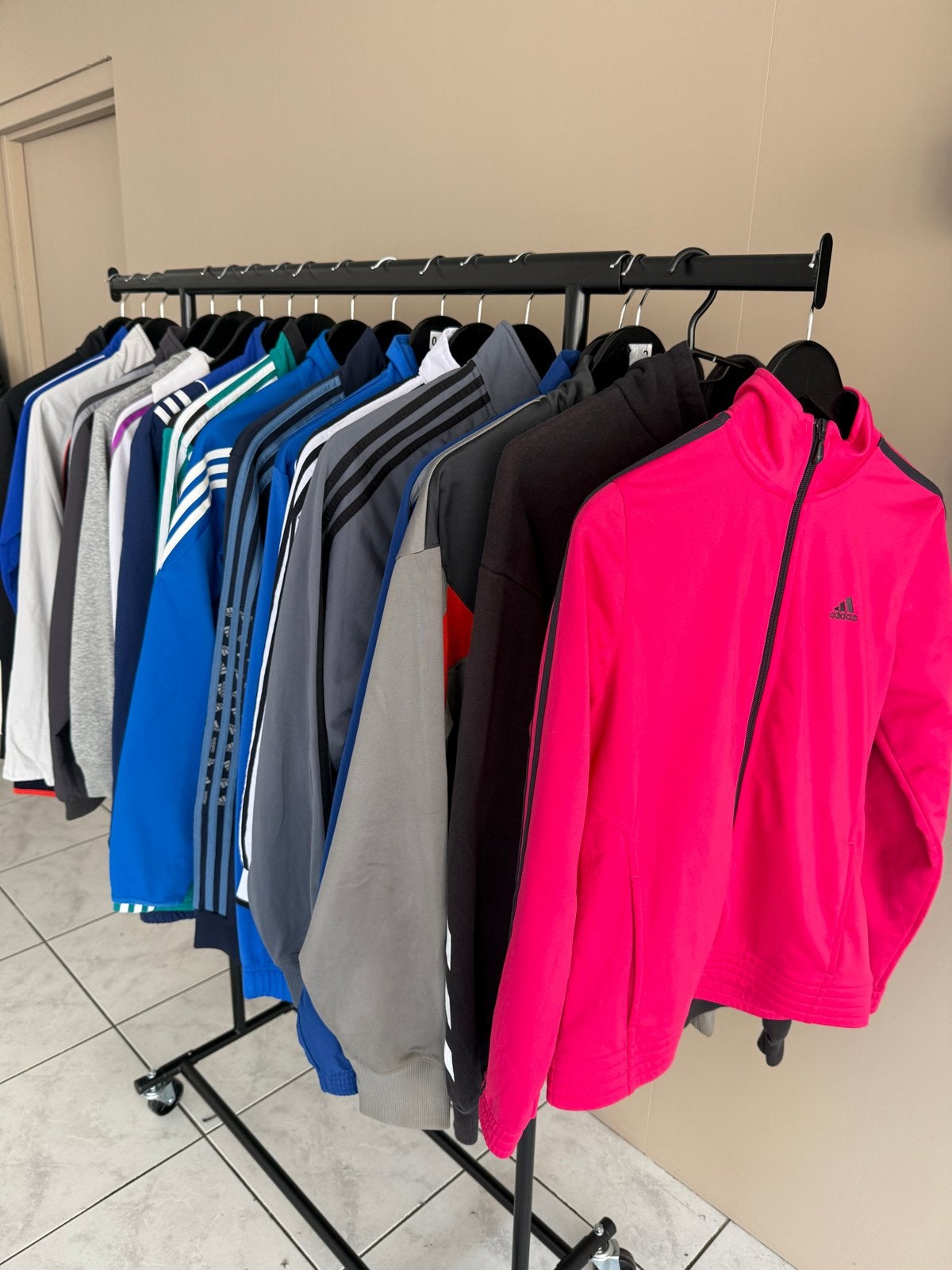 17x Adidas Puma Branded Track Jackets Vintage Y2K Groothande, Kleding | Dames, Jassen | Zomer, Ophalen of Verzenden, Gedragen