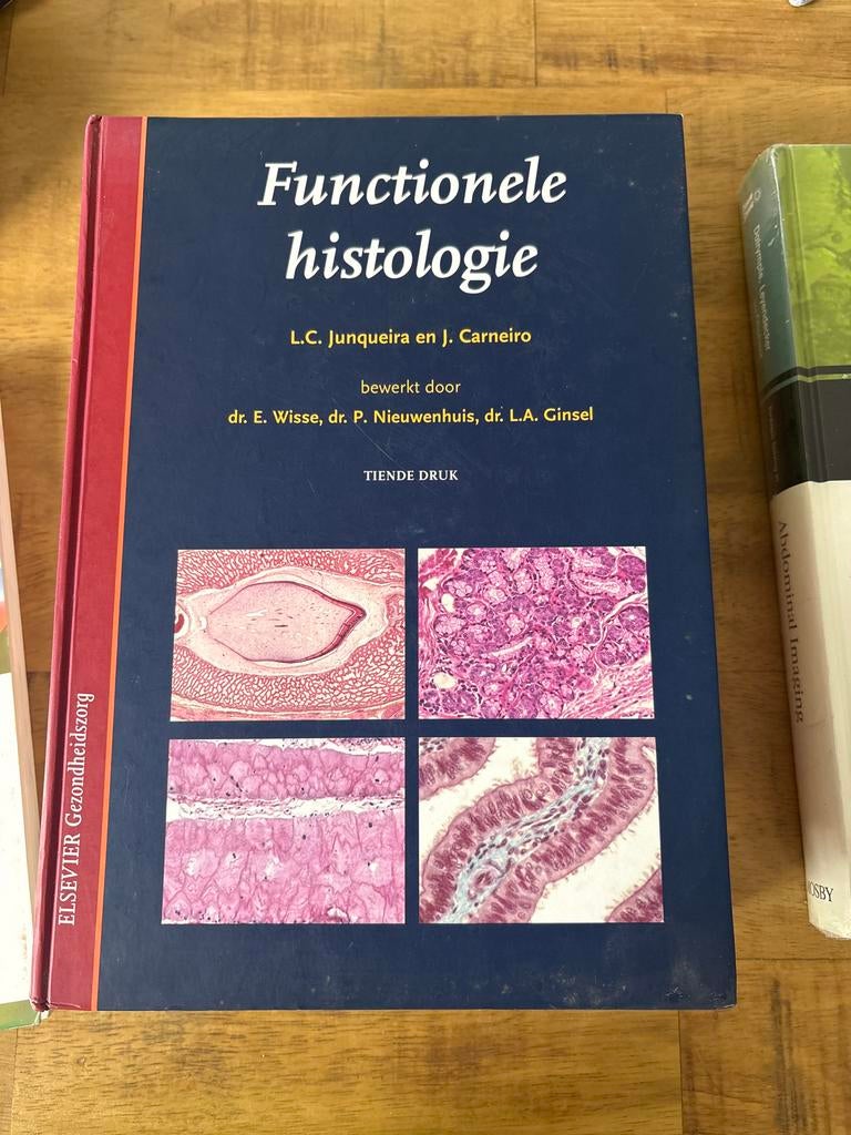 Functionele Histologie - L.C. Junqueira & J. Carneiro, Boeken, Diverse auteurs, Ophalen of Verzenden, Zo goed als nieuw, Natuurwetenschap