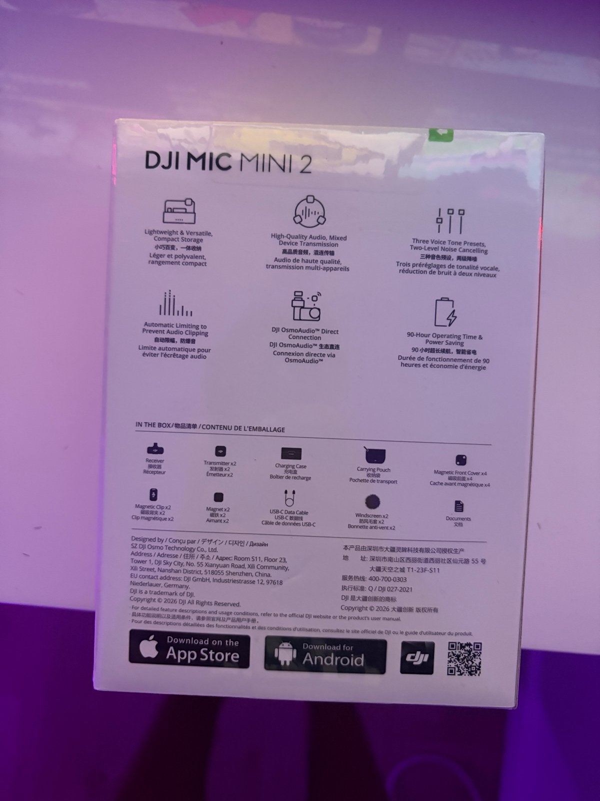 DJI Mic Mini 2 Draadloze Microfoon Set, Ophalen of Verzenden, Nieuw, Overige typen, Draadloos