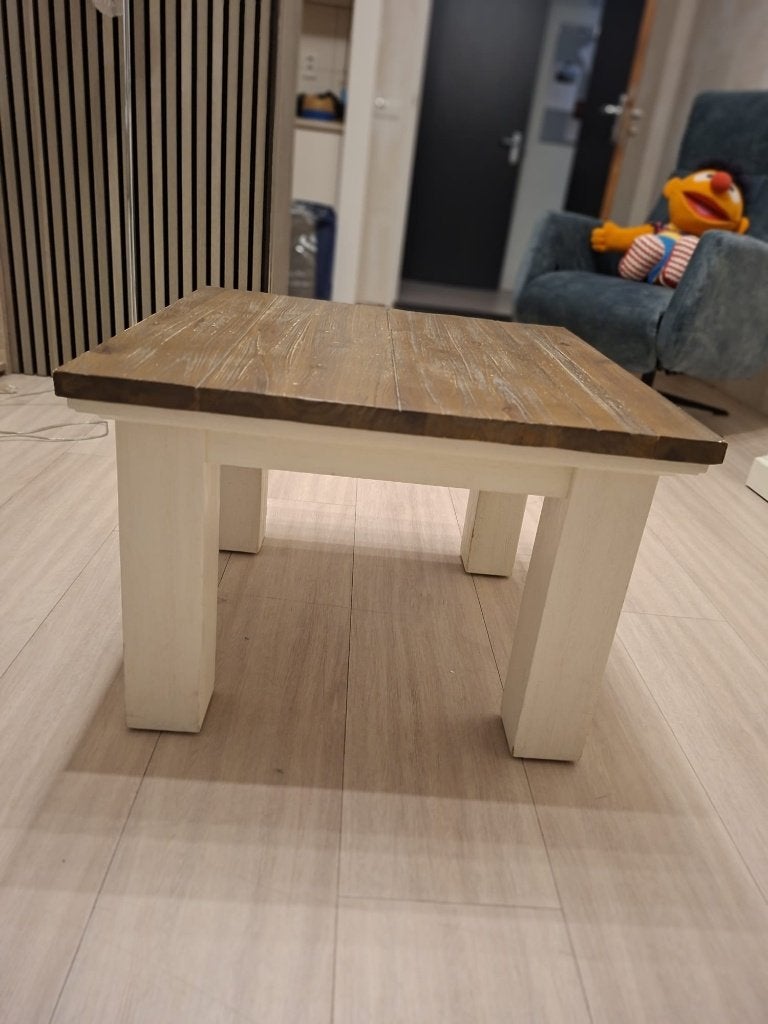 Salontafel 65x65 cm - Licht beschadigd, Ophalen, Gebruikt, 50 tot 100 cm, Vierkant