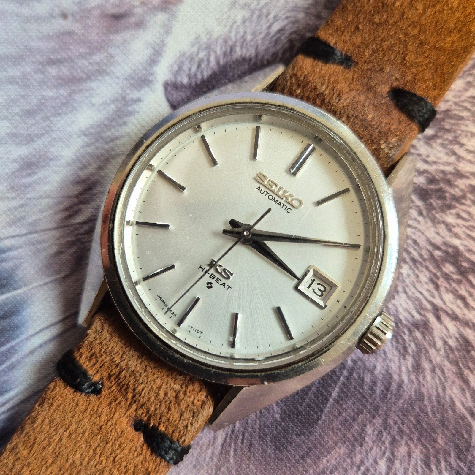 Vintage Seiko KS 5625-7110 Hi-Beat Automatic, Sieraden, Tassen en Uiterlijk, Horloges | Heren, Seiko, Staal, Polshorloge, Ophalen of Verzenden