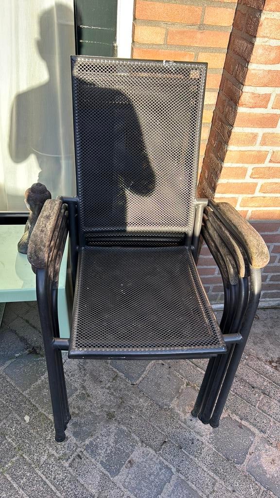 Tuinstoelen, Tuin en Terras, Tuinstoelen, Ophalen, Gebruikt, Metaal, Stapelbaar