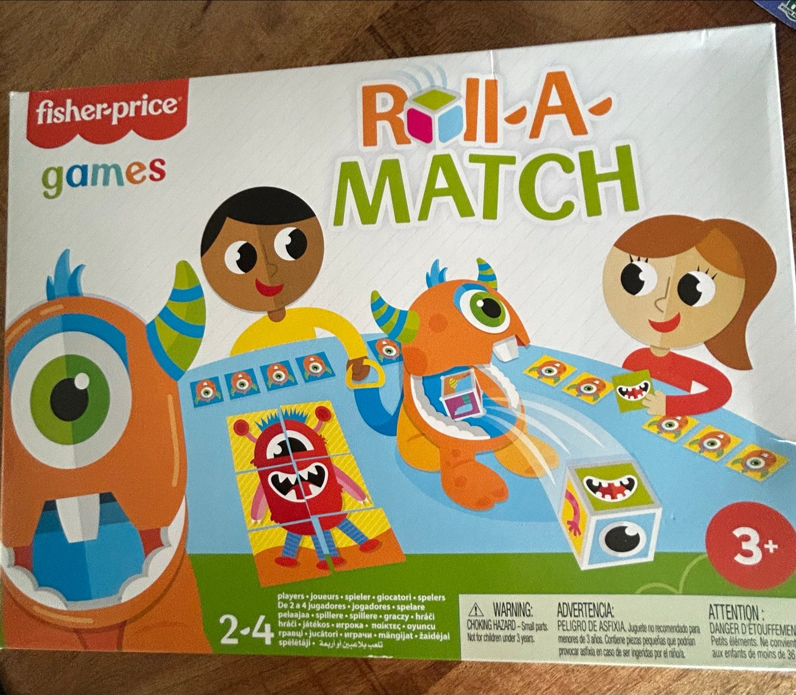 Fisher-Price Roll-A-Match Spel - Nieuw!, Ophalen of Verzenden, Nieuw, Overige typen