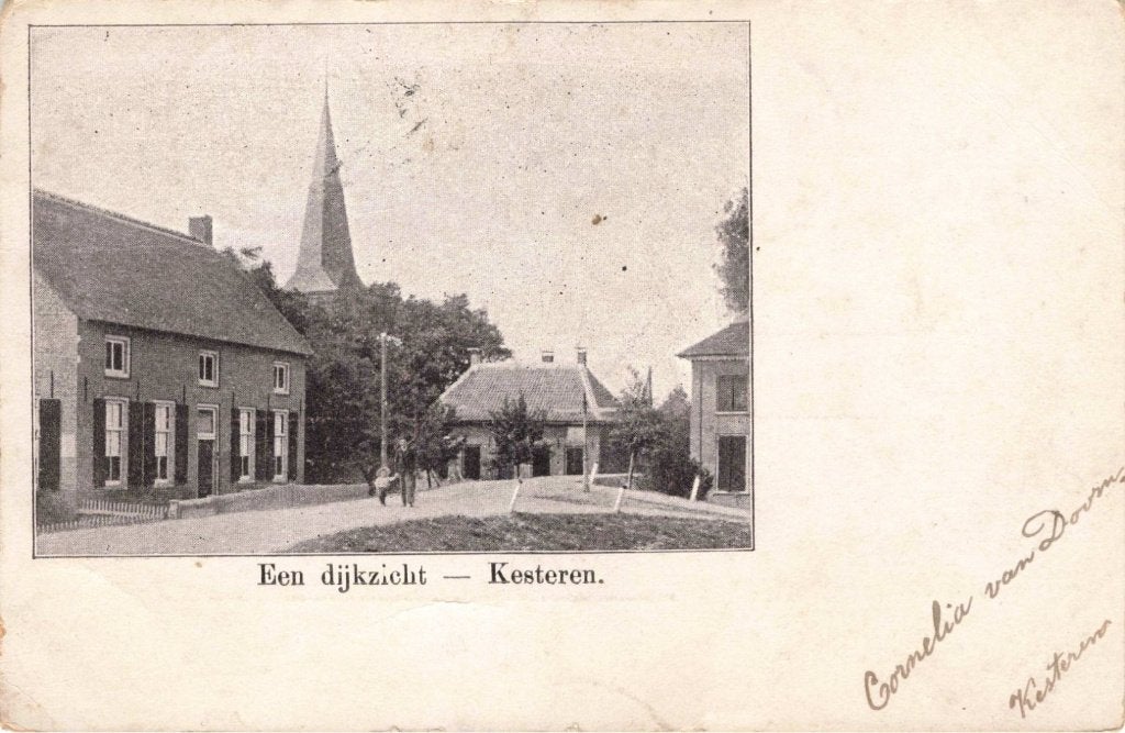 Kesteren Een dijkzicht RM517, Verzamelen, Ophalen, Voor 1920, Gelopen, Gelderland
