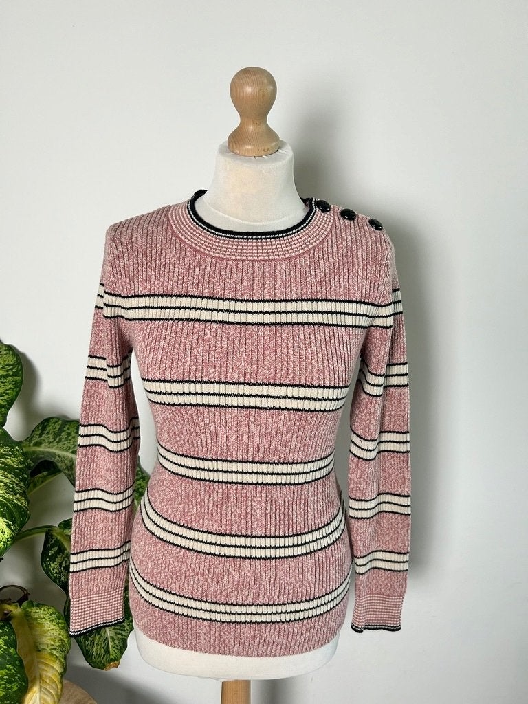 King Louie maat XL mooie roze retro trui 3486, Maat 46/48 (XL) of groter, Ophalen of Verzenden, Zo goed als nieuw, King Louie