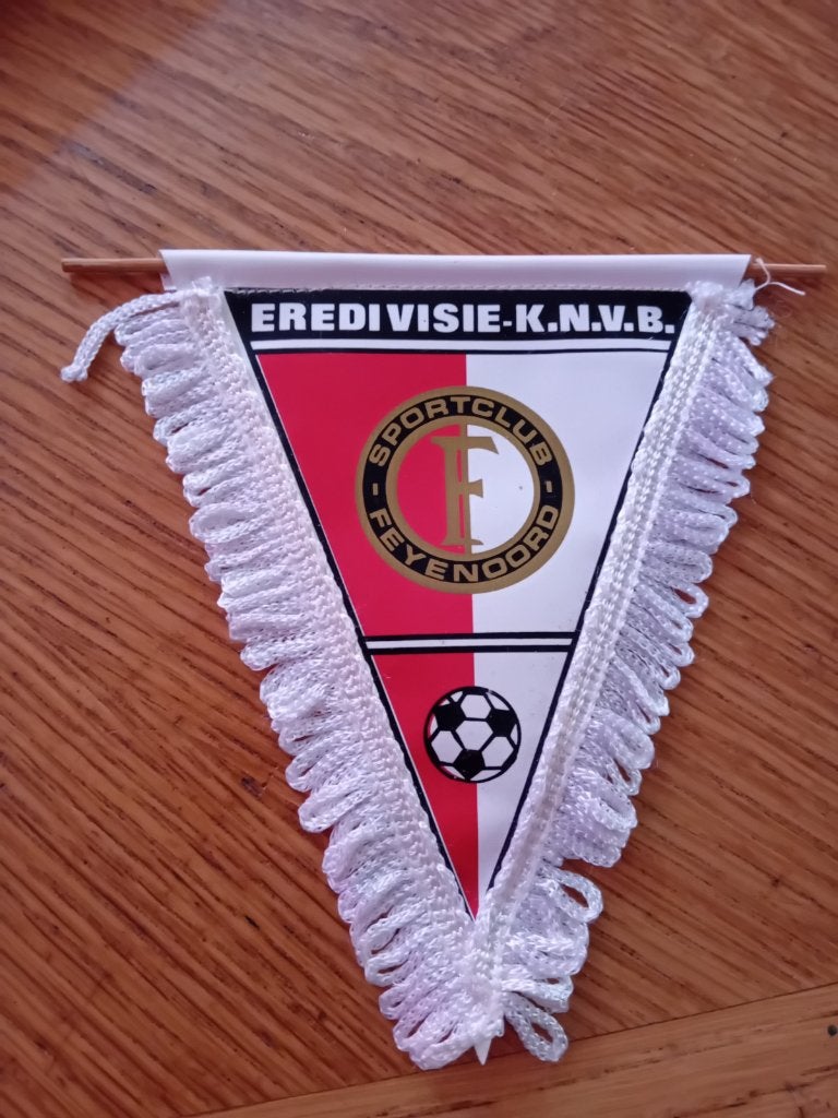 Sportclub Feyenoord vaantje Eredivisie KNVB 14cm, Verzamelen, Ophalen of Verzenden, Gebruikt, Feyenoord, Vaantje of Sjaal