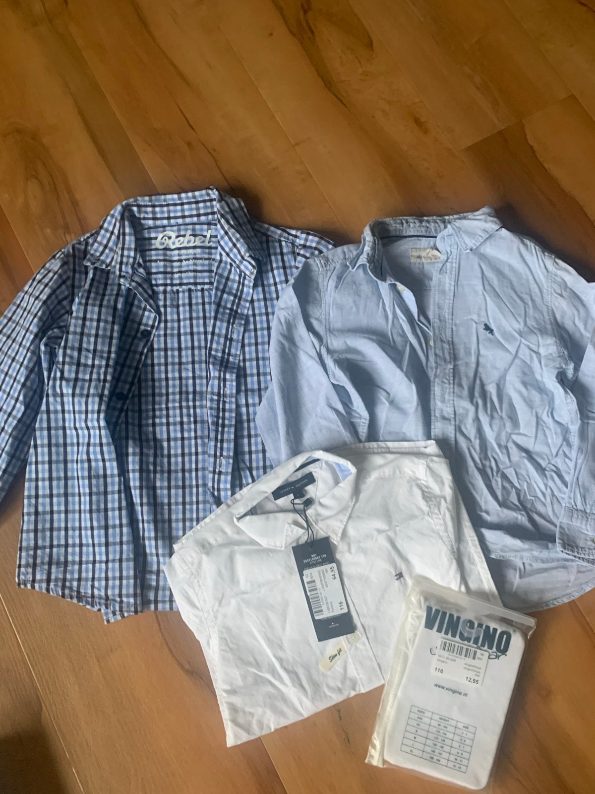 Jongens overhemden pakket - Tommy Hilfiger, Vingino, Boboli, Ophalen of Verzenden, Zo goed als nieuw, Jongen, Overhemd of Blouse