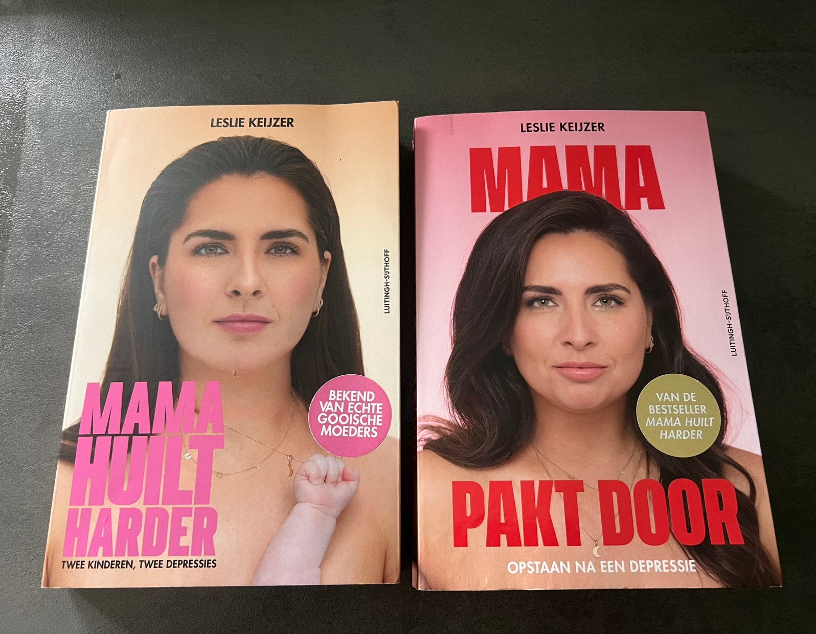 Mama huilt harder en Mama pakt door van Leslie  Keijzer, Ophalen of Verzenden, Zo goed als nieuw, Leslie Keijzer