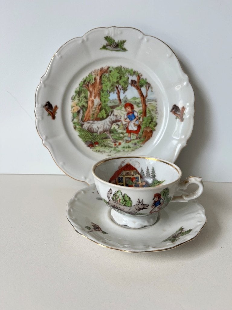 kinder serviesje, Antiek en Kunst, Verzenden