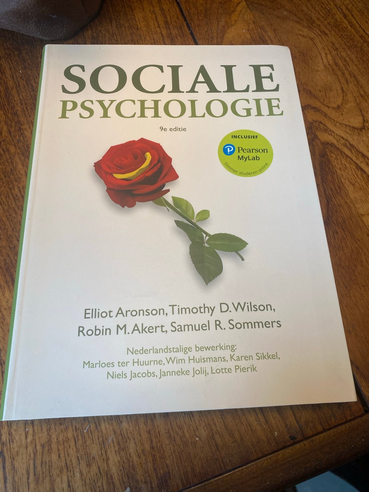 Sociale Psychologie 9e editie - Aronson e.a., Ophalen of Verzenden, Gamma, Zo goed als nieuw, HBO