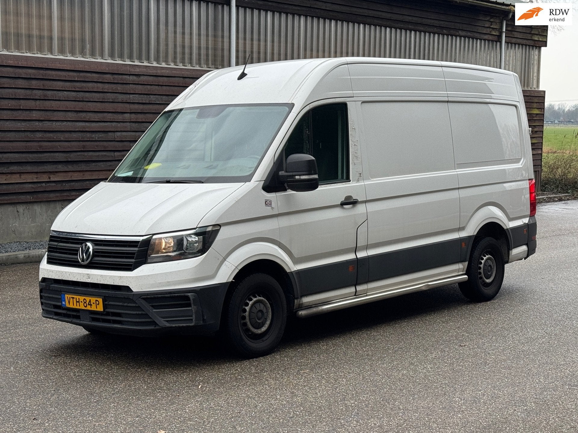 Volkswagen Crafter 35 2.0 TDI L2H2 Comfortline, Auto's, Bestelauto's, Voorwielaandrijving, Stof, Gebruikt, Zwart