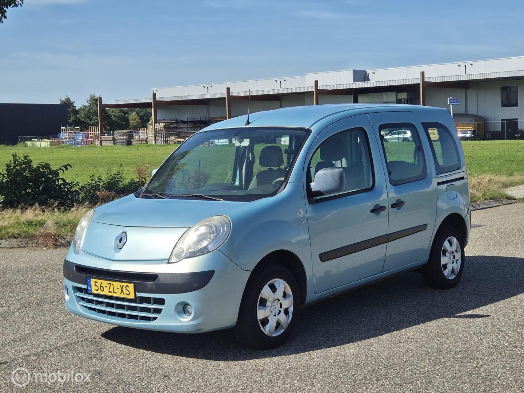 Renault Kangoo combi 1.6-16V Expression Airco / Cruise / NAP, 1373 kg, Gebruikt, 4 cilinders, Blauw